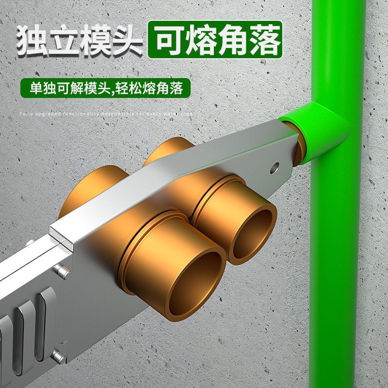 Fábrica mayorista de tuberías de agua calentador de fusión en caliente PPR máquina de fusión en caliente doméstica 32 - 63 máquina de soldadura de tuberías de plástico