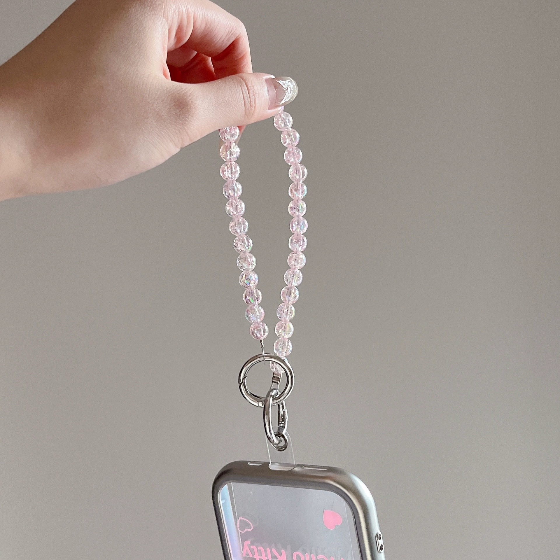 Phone case handmade, chain, handheld bag strap, simple and elegant design