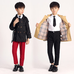2023 Spring Children's Clothing New Boys' Windbreaker Jacket Casual Kids' Coat Fashion Factory Wholesale One-time Shipping
