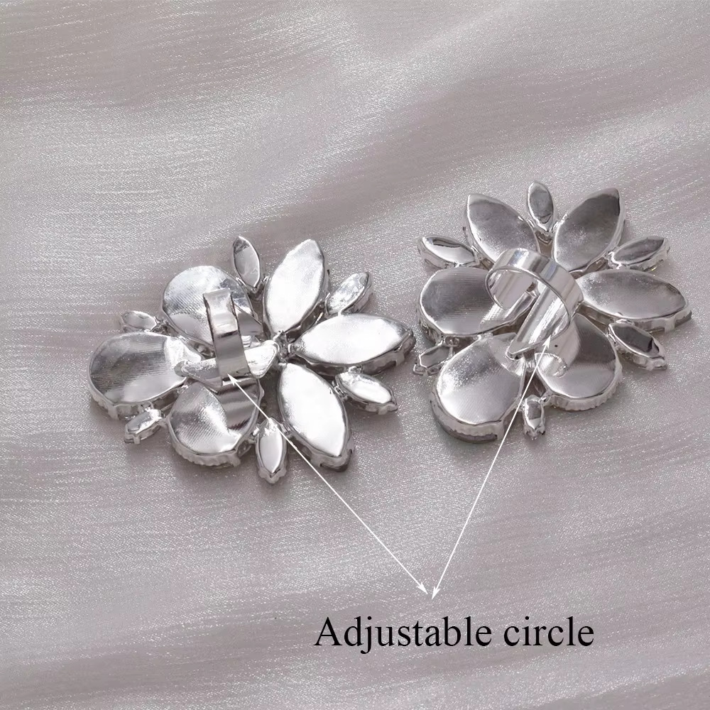 fashion all match party personality exaggerated ring flower ring colorful simple design shiny ring female_voghion.com