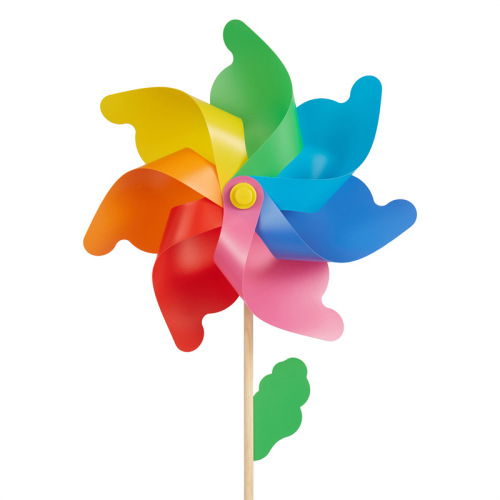 Colorful Graffiti Windmill Wholesale Delivery Handmade DIY Children's Painting Art Scenic Area Hot Products Plastic Spring Outing