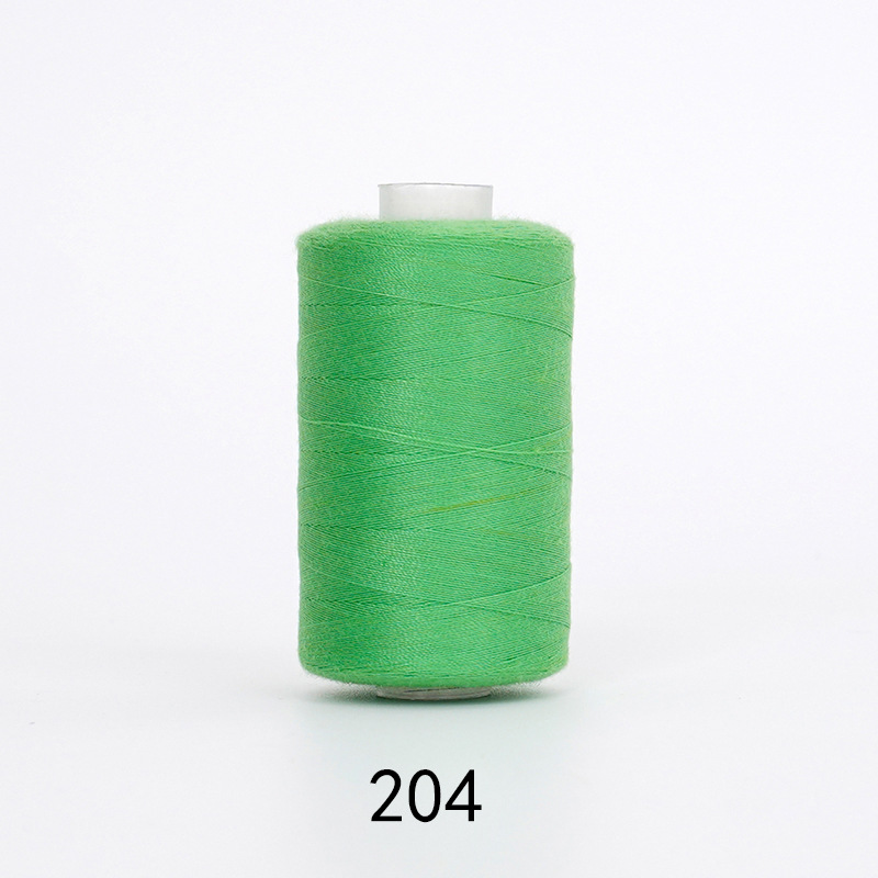 1000 yardas de hilo de poliéster de alta velocidad combinación de colores hogar hilo de coser mano hilo pequeño hilo fino dos hilos 402 hilo de coser image 102