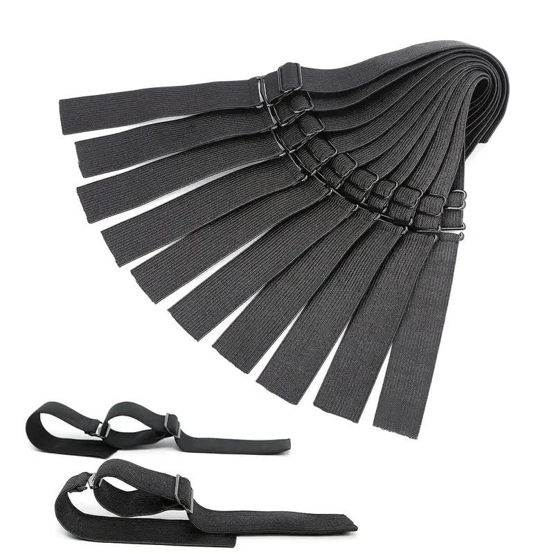 假发头套可调节松紧带挂钩网帽弹力调节带黑色Wig Elastic Band