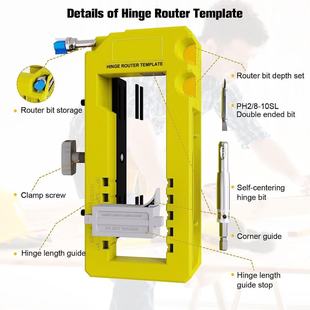 Door Hinge Router Template Kit �_�׶�λ�� �q朰��bģ��