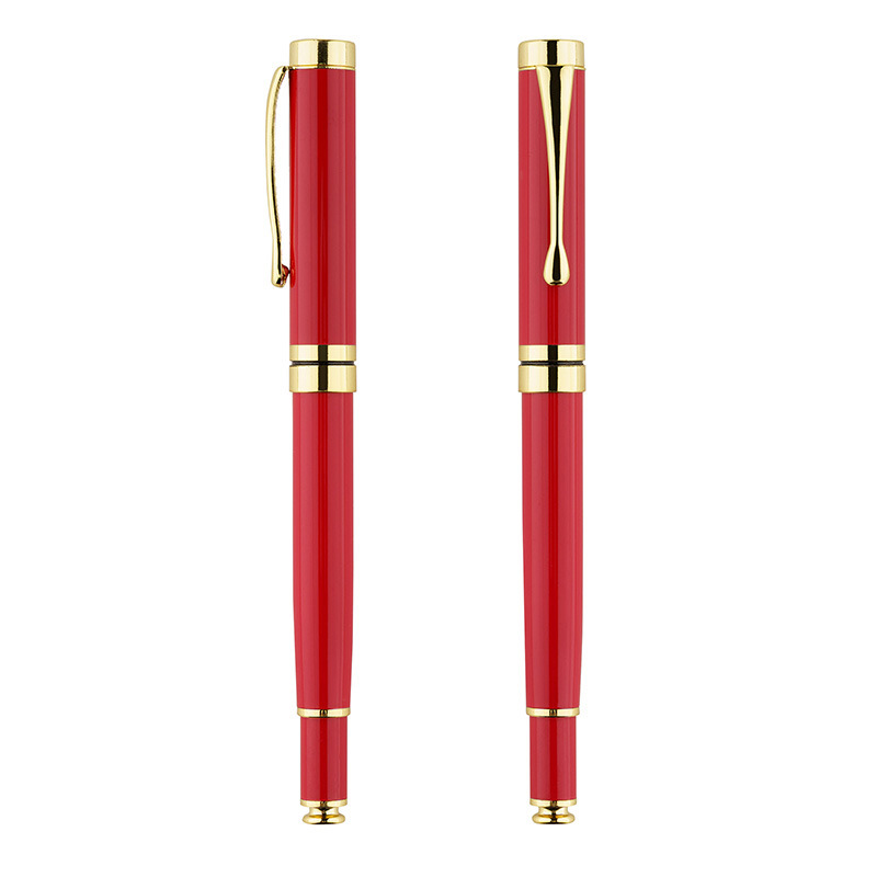 La pluma de firma de bolígrafo de publicidad neutra de metal puede grabar o imprimir el logotipo se puede utilizar para regalos de reuniones de negocios