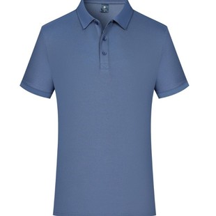 Summer Lapel Work Clothes Short-Sleeved Printed Logo Shirt Quick-Drying T-Shirt Advertising Shirt Factory Clothing