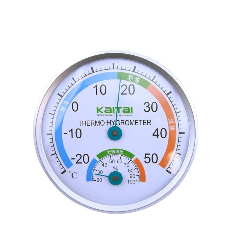 공장 공기 온도 미터 벽에 장착 된 습도 온도계 실내 및 실외 가정용 매점 약국 창고 보관 온도 및 습도 측정기