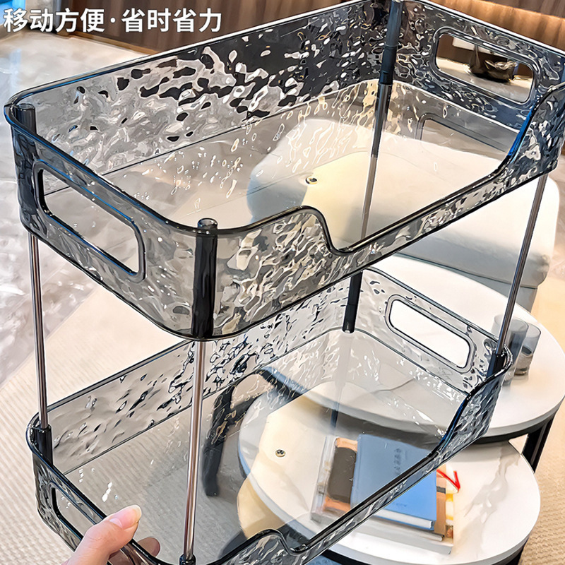 アクリル化粧品収納ボックス香水とスキンケア製品透明収納ラックホームバスルームドレッシングテーブル整理ボックス|undefined