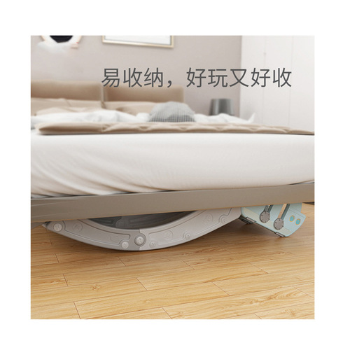 Wholesale indoor and outdoor children's slides, home-use adjustable baby plastic sofa bed with slide