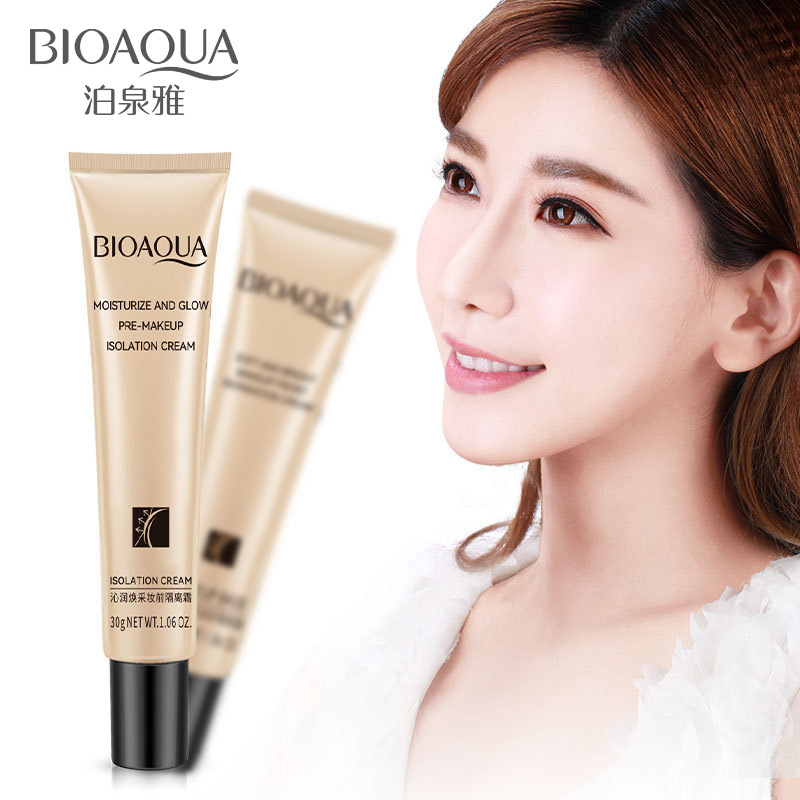 Boquanya hidratante maquillaje frente crema de aislamiento natural nude maquillaje reparación piel hidratante cosméticos aislamiento crema al por mayor