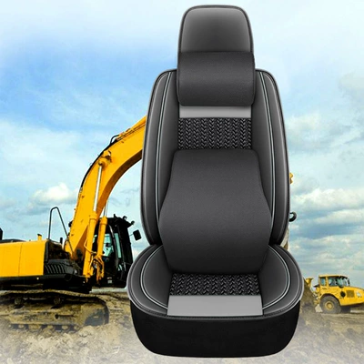 for Sany, Doosan, Caterpillar, Hitachi, Universal seat cover - gray-memory-version-order-remarks-model-number
