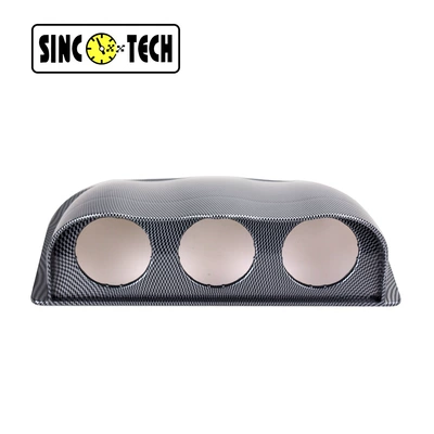 Other Car Modifications, Single Hole Double Hole Three - 52mm-triple-carbon-pattern