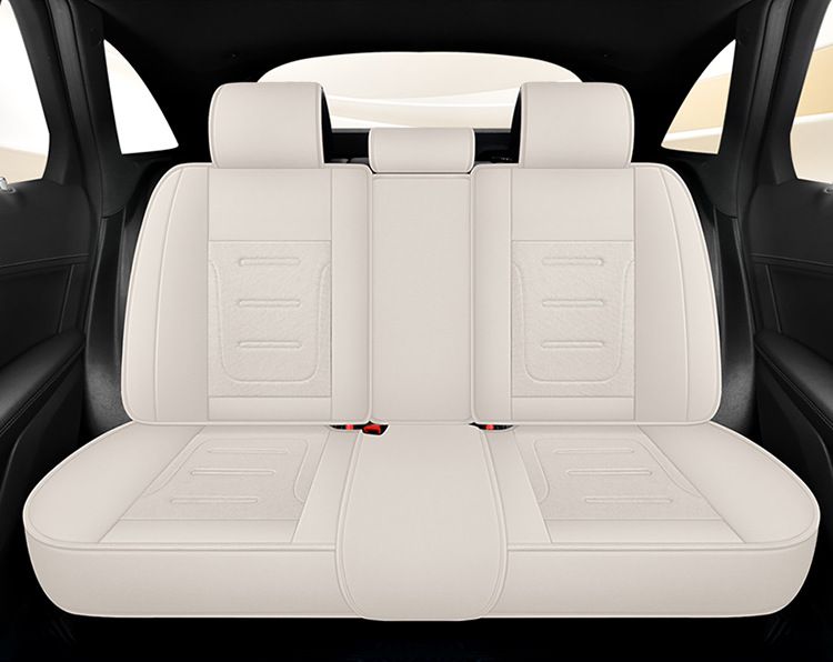 Napa Leather Seat Cushion Five-Seater Car Cushion Summer Seat Cover New Car Seat Cover Four-Season All-Inclusive Seat Cover Leather Seat Cover