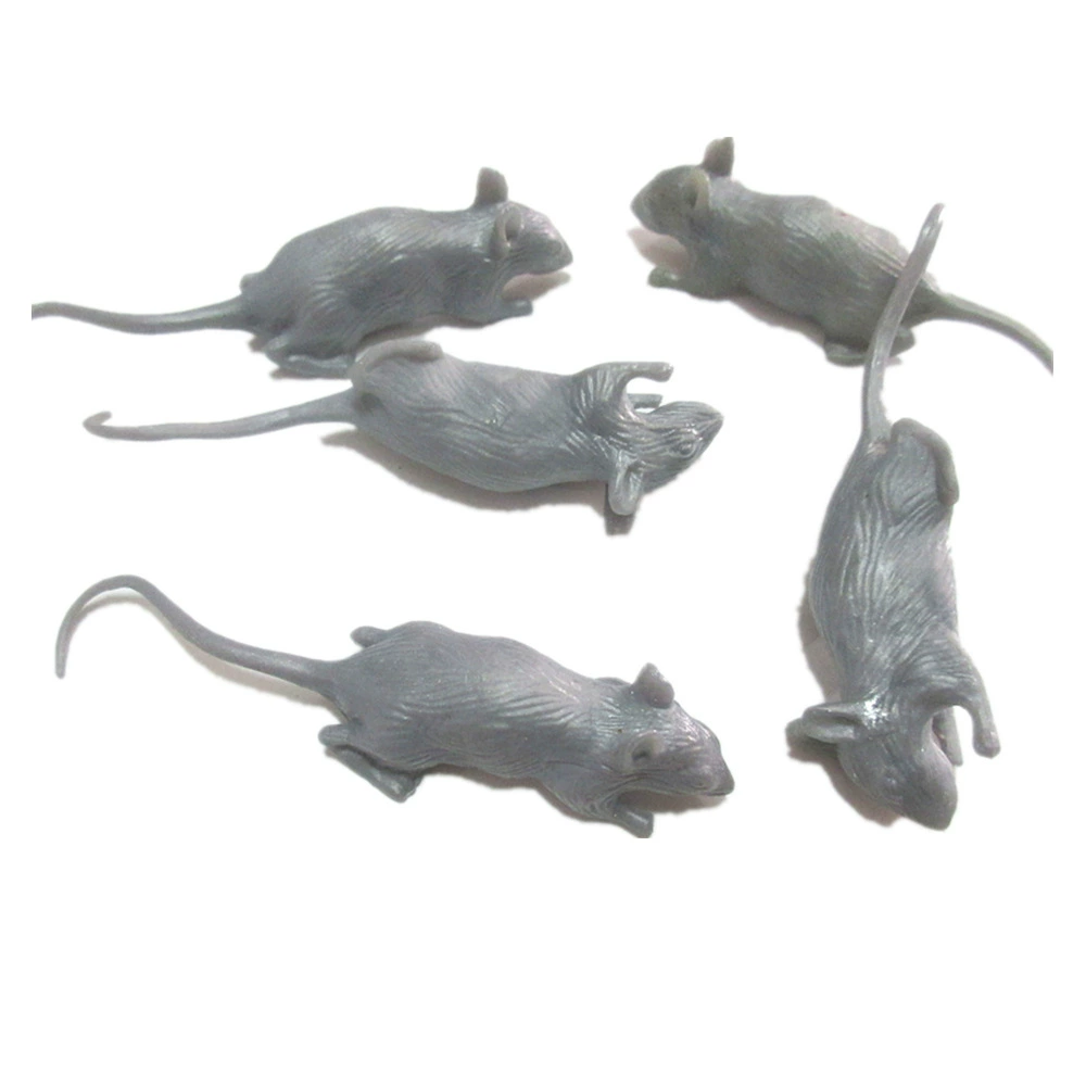 Plastic mouse, little mole model, prank and decompress Halloween small animal luminous mini shape