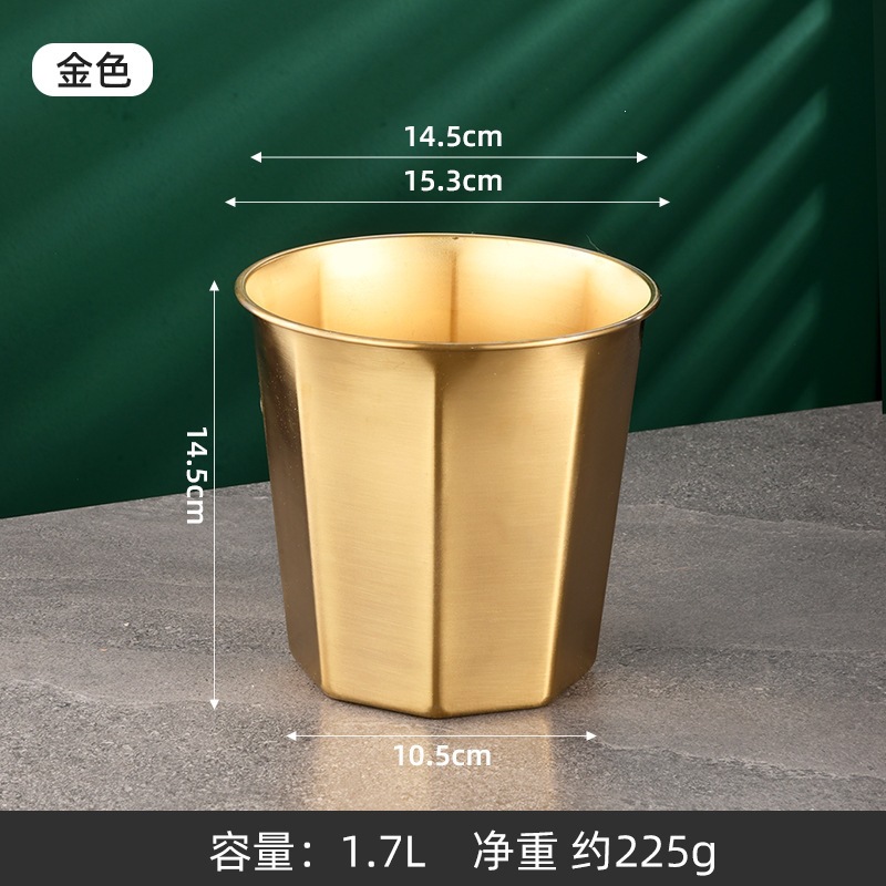 Nuevo 304 barril de hielo de acero inoxidable mini barril red rojo mini barril pequeño barril KTV snack barril de patatas fritas