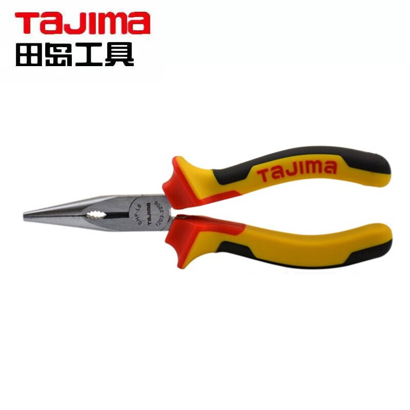 Tajima TAJIMA 1203 - 2207 Tricolor Handle 8 pulgadas pinzas de punta