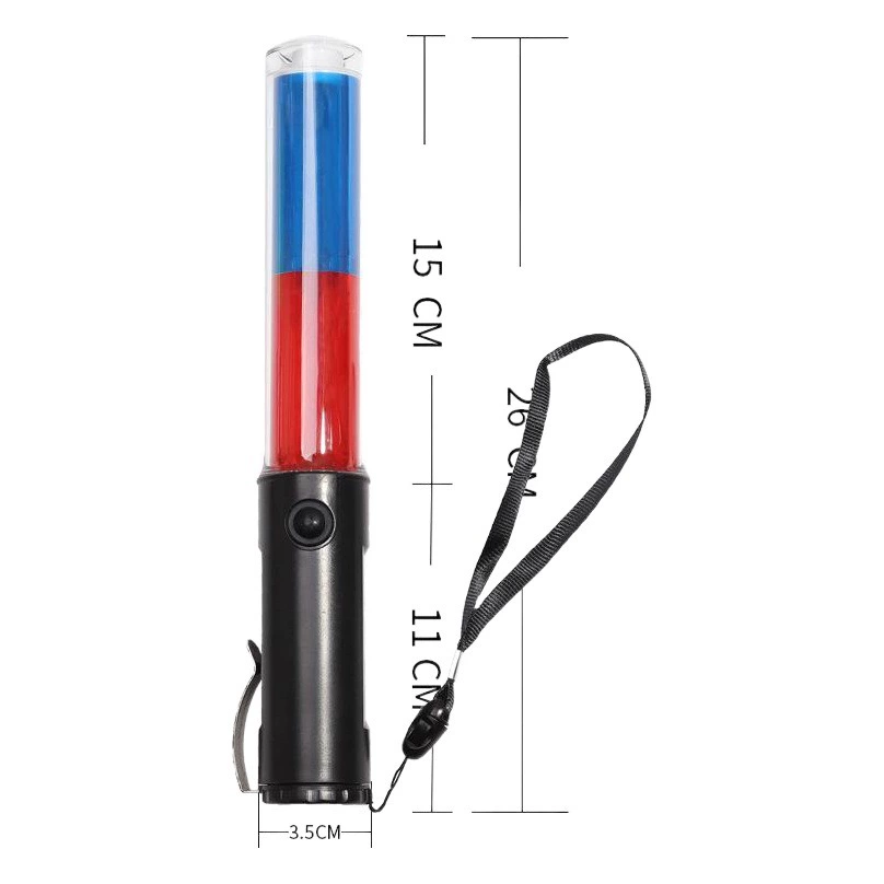26 см движение дубинка концерт флуоресцентная Палка Магнит крюк Освещение светодиодный сигнальная лампа эвакуация