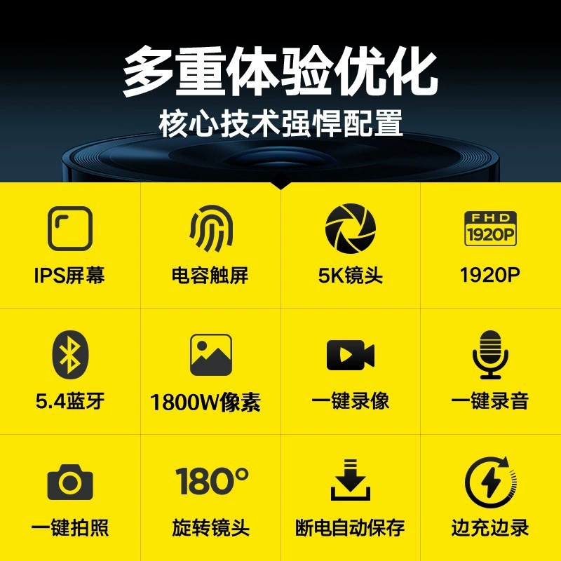 Спортивная камера HD с клипсой на спину, Bluetooth, камера для спорта, устройство для патрульной/служебной съёмки, наружная камера для записи езды