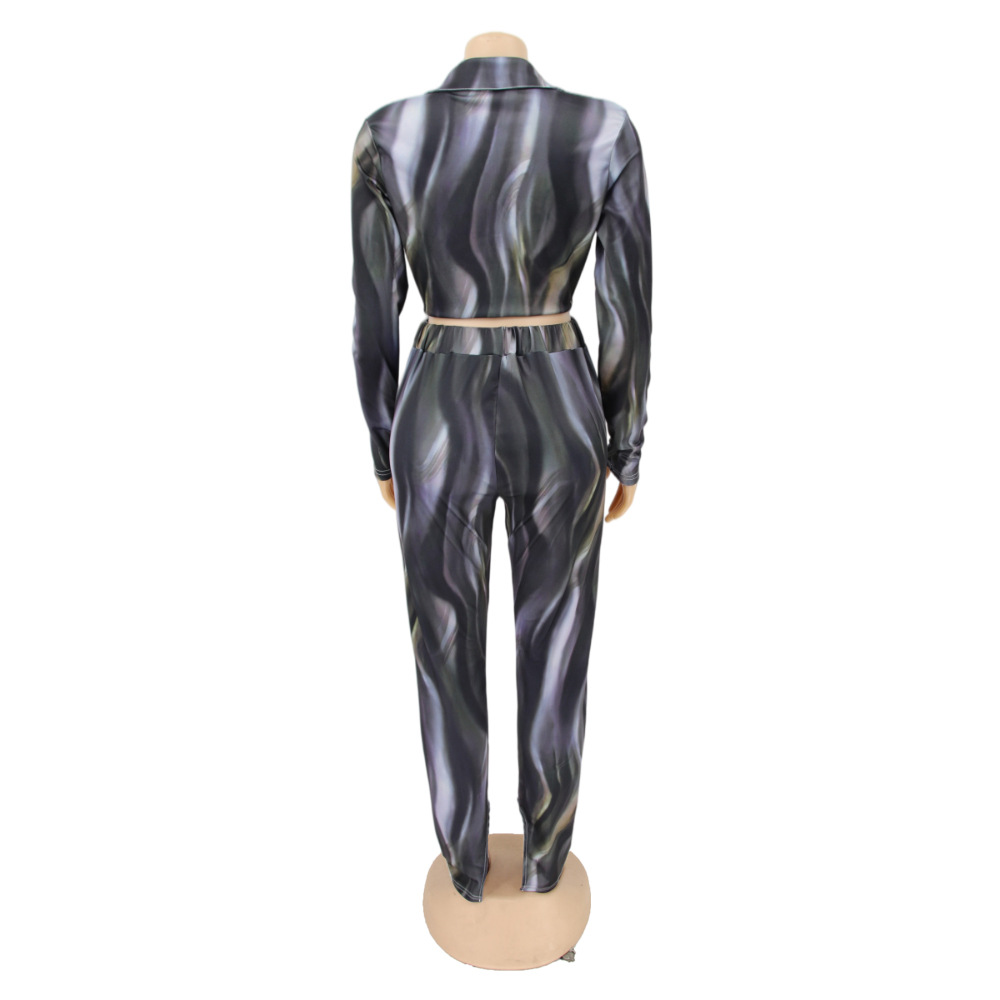 Women Clothing Special Top Product Special Printing High Elasticity Sexy Suit