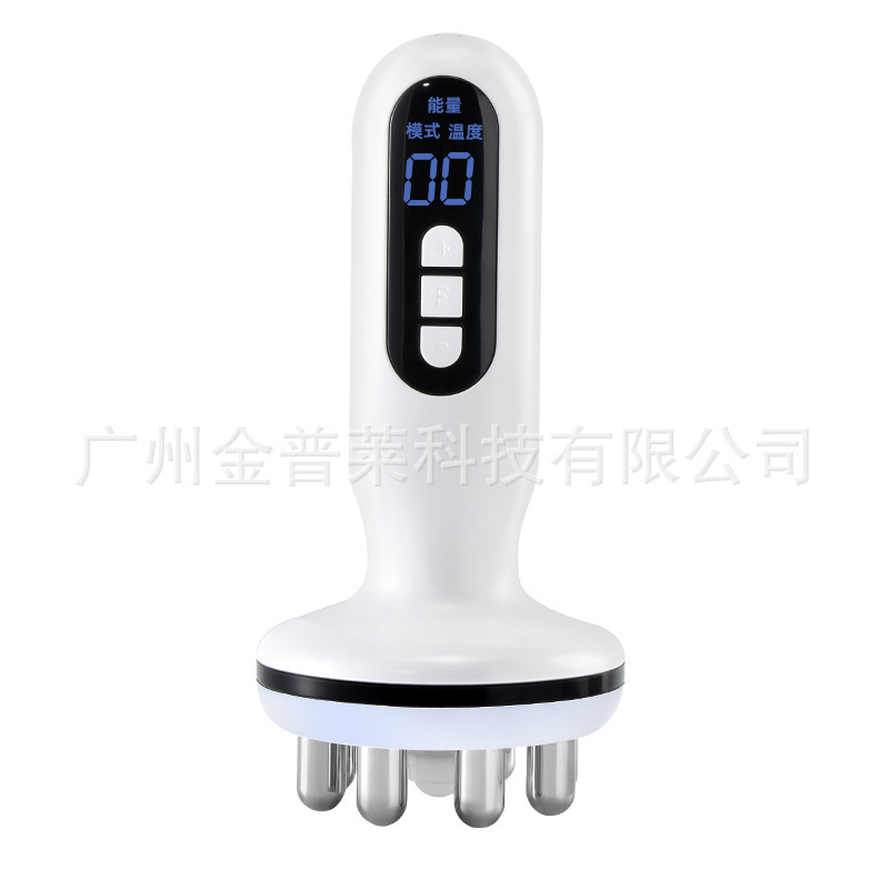国境を越えた電気ワイヤレスポータブル経絡ブロック解除ブラシ全身ユニバーサル加熱痩身脚マッサージ腹部ベルト脈拍アーティファクト|undefined