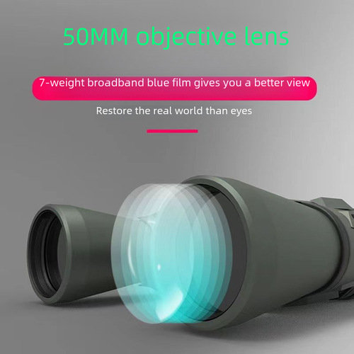Double Tube 20x50 High Power High Definition Night Vision Binoculars, Outdoor Large Objective Lens Telescope, Wholesale Cross-Border