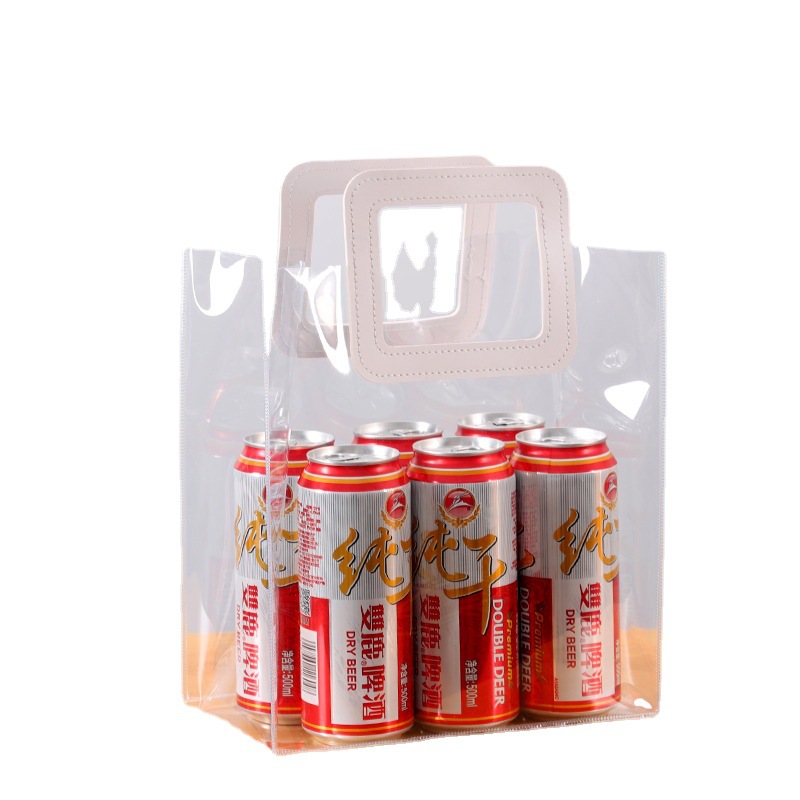 Handbag Pvc Plastic Gift Bag Can Be Printed with Logo, Cosmetics, Wedding Candy Packaging Bag, Custom Printed Hand-Held Bag