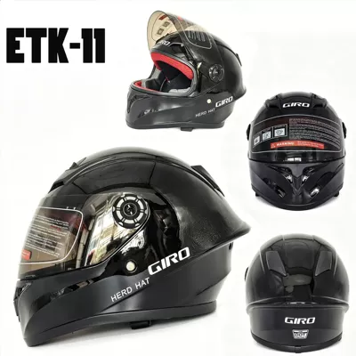 Motosiklet kaskı (dəbilqə) Electric Vehicle Bicycle Helmets Off-Road - childrens-etk-11-bright-black-s-code