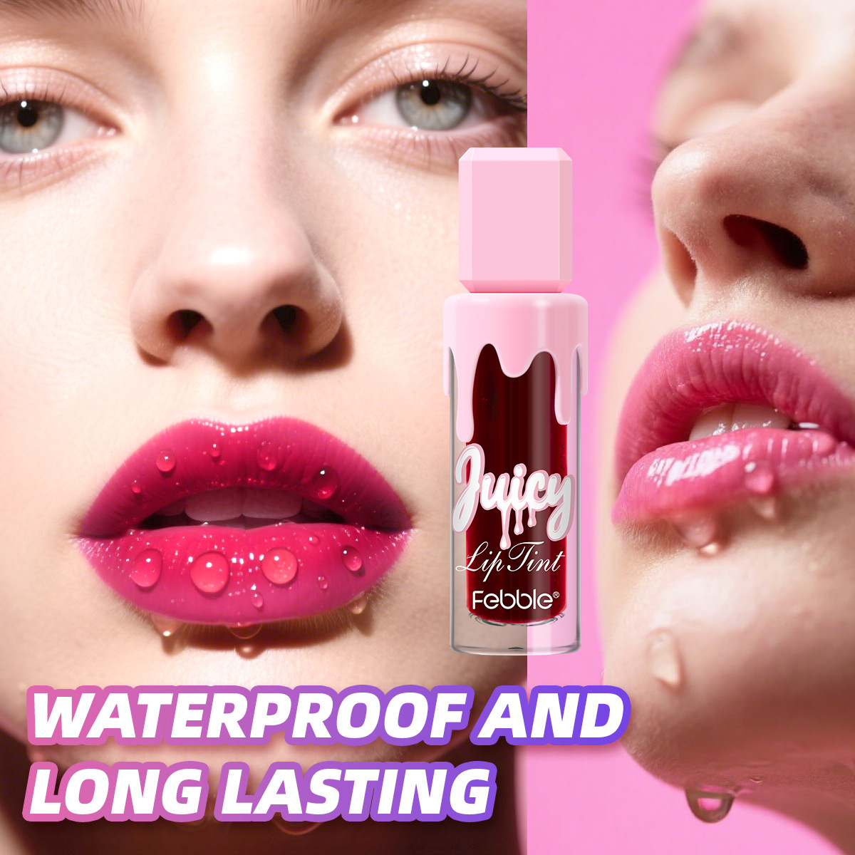 USHAS Europa y los Estados Unidos transfronterizos spot espejo agua brillo labial máscara labial impermeable a largo plazo color brillante LG2525F