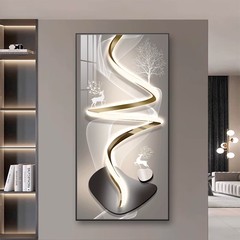 玄関装飾画、玄関吊り絵、廊下通路吊り絵、リビング山水画、新しい高級玄関絵画