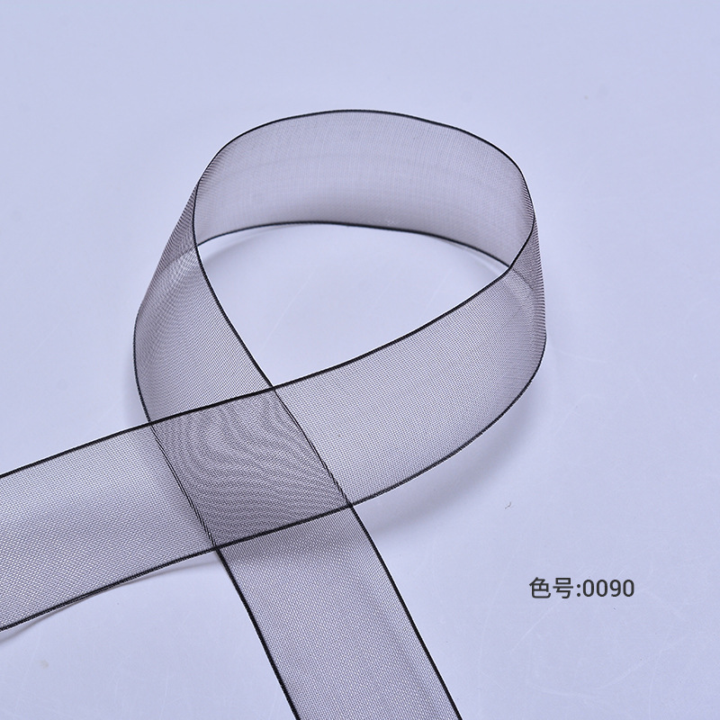 Yao Ming cinta al por mayor cinta de cumpleaños decoración de la boda caja de regalo embalaje cinta de nieve gradiente de color mágico 2cm