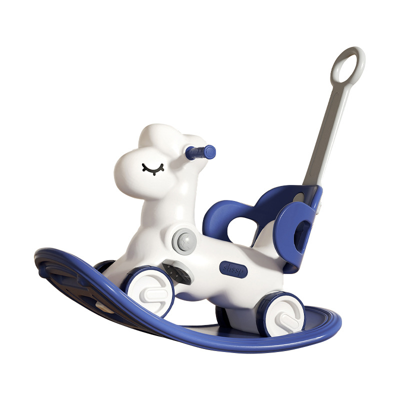 Juguetes de Troya para bebés personalizados mayoristas de un año regalos de cumpleaños para niños multifuncionales mecedor carro
