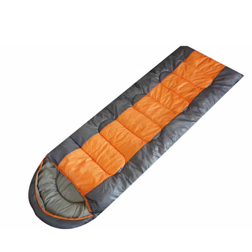 야외 캠핑 성인 봉투 1.3kg 컬러 매칭 세로 야외 접합 편안한 두꺼운 침낭 방수 여행