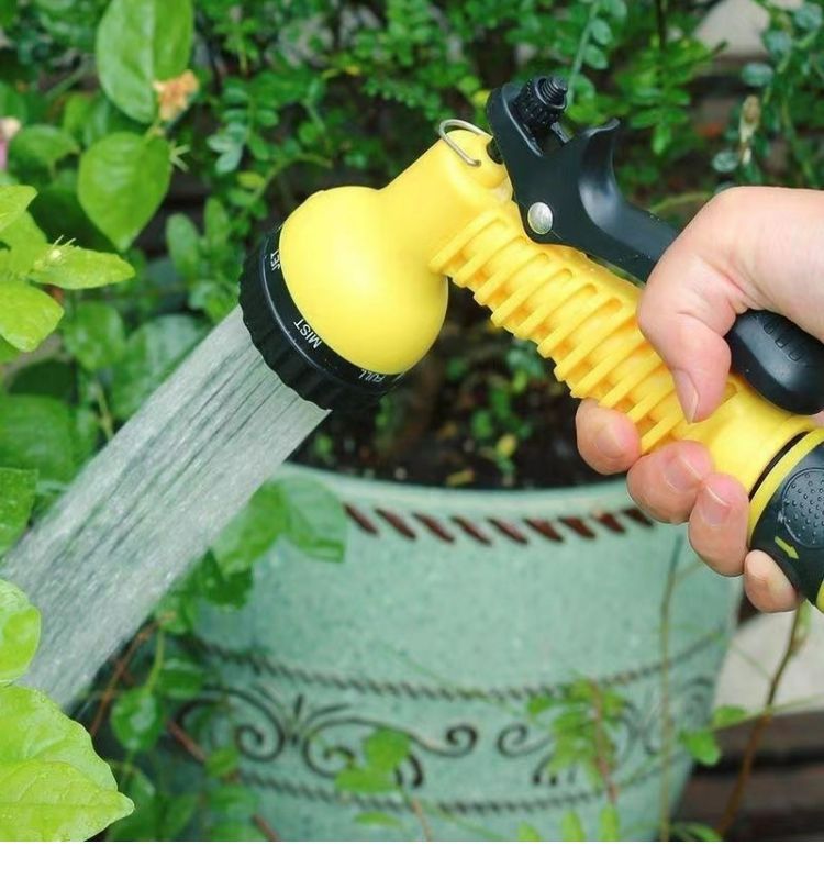 Suitable for high-pressure 7-speed adjustable car wash water gun car wash water pipe car supplies watering household car wash spray gun