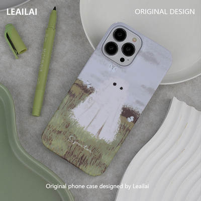 Prairie Little Ghost Original iPhone 14Pro max13 Full Coverage 12 Film 11 Phone Case