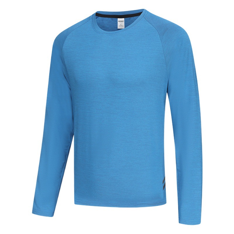 Correr ropa de secado rápido Camiseta de manga larga para hombres primavera y verano nuevo entrenamiento fitness mañana correr ropa deportiva Top baloncesto ropa de ciclismo