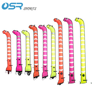 Osr Sports Diving 210D Cartoon Animal-Shaped Sea Eel Nylon Buoy