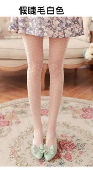 Tattoo sheer tights, spring-summer thin patterned stockings, black & white, multiple designs