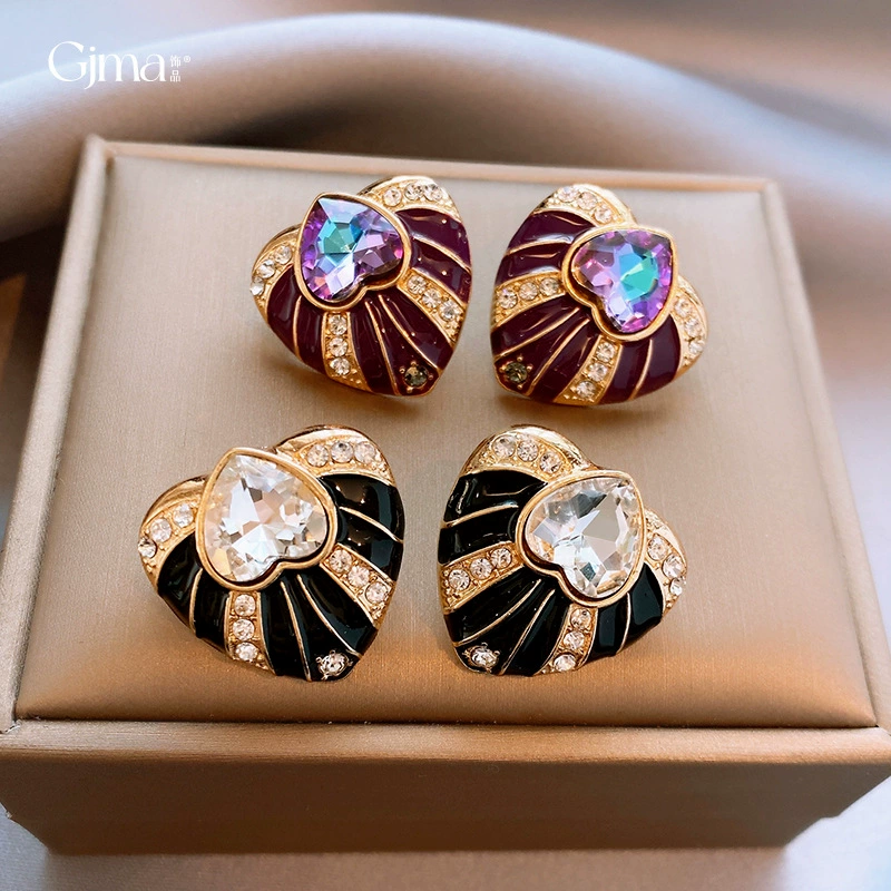 Серебряная игла, модный дизайн серег, французский стиль, легкая роскошь, стиль высокого качества