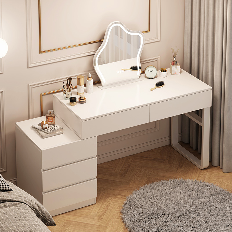 梳妆台卧室现代简约小户型轻奢化妆台2021年新款收纳柜一体化妆桌