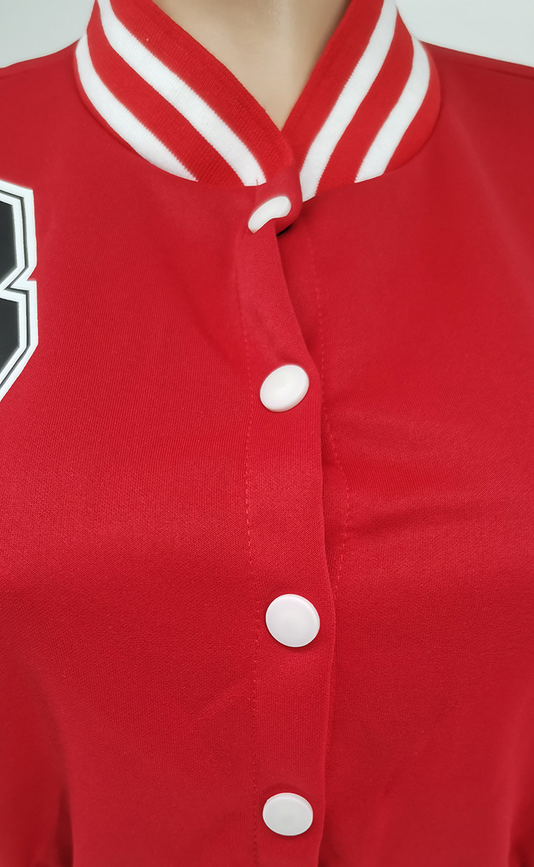 Moterų kelnės baseball uniformos kostiumas su raidėmis sportinis_voghion.com