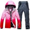 Ski ski suit, keep warm winter street top, windproof waterproof wear-resistant set, increased thickness