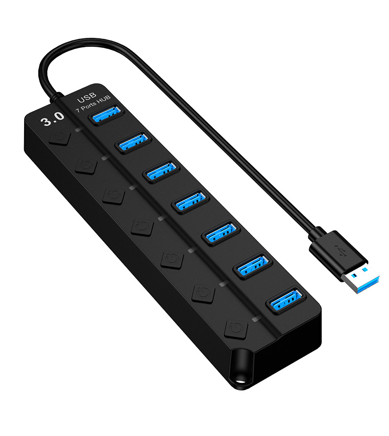 Hub usb 3.0 splitter con 7 porte per trasferimento dati_voghion.com