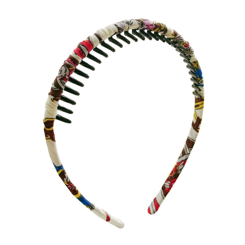 Banda de pelo de estilo coreano al por mayor Peine del pelo accesorios para el cabello lavado de la cara presionando diadema dentada antideslizante horquilla elegante dulce Internet celebridad banda de pelo