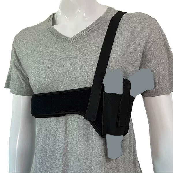 Cross-border in stock Amazon shoulder-mounted waist underarm holster neoprene invisible outdoor tactical belt holster