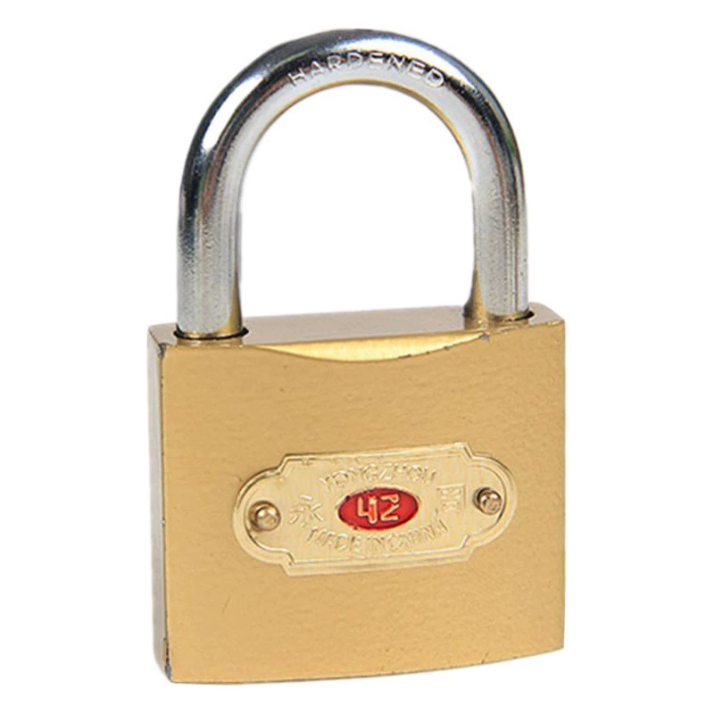 Один открытый Имитация меди подвесной замок для школьного общежития утолщенный ящик шкафа Противоугонный замок из имитации меди