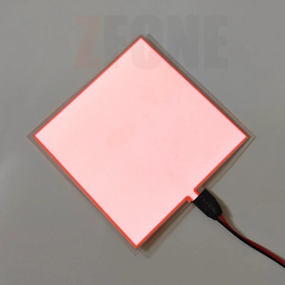 Cold light sheet — Light Board 12V - with-battery-box-10cm10cm-orange