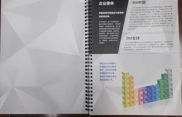 Solar Film/Sample Booklet/Longfilm/Vk&F/Gu/3M Film/Quantum Film/Car Film/Manufacturer's Manual/Sample Booklet Samples