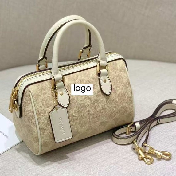 Coach Mini Boston Çanta — Monogram Pillow Model