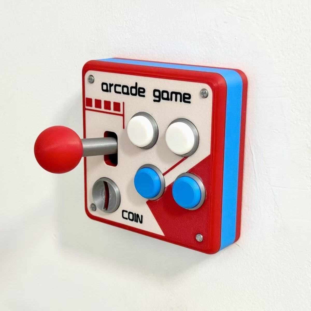 Vintage Arcade Fun 3D-Druck-Schalterpanel-Dekoration - Kippschalter_voghion.com