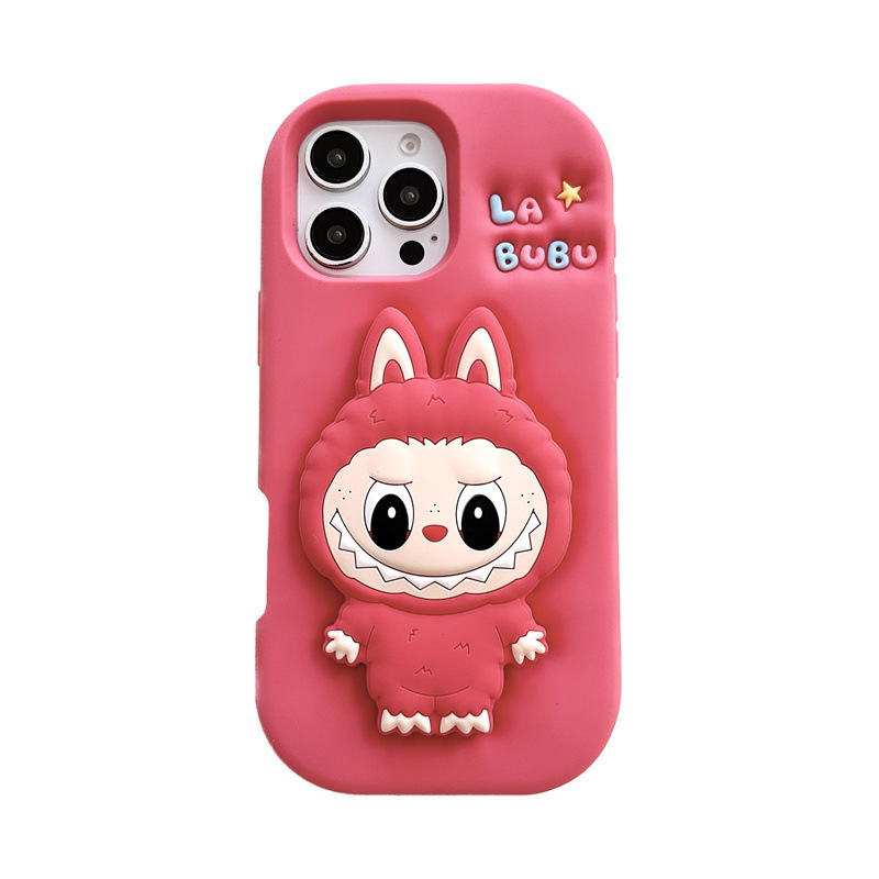 卡通支架拉布布iPhone14/13适用11苹果17/16/15PROMAX手机壳12套|undefined